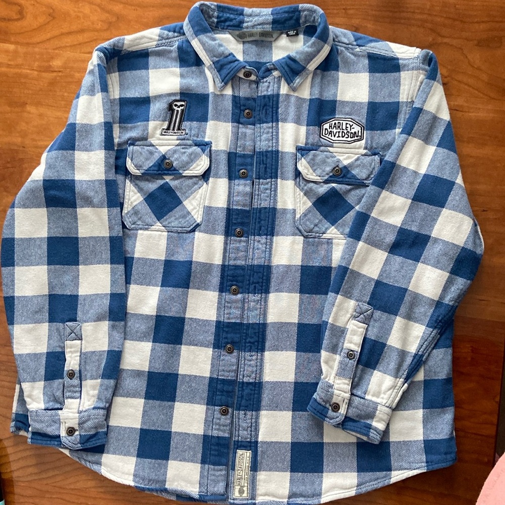 HARLEY DAVIDSON  FLANNEL SHIRT